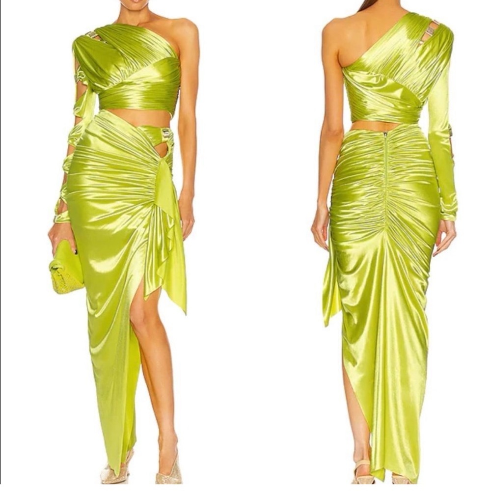 Raisa Vanessa one shoulder midi dress